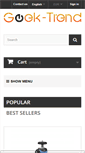 Mobile Screenshot of geek-trend.com